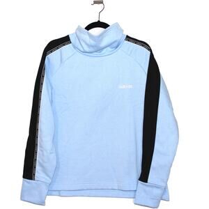 Adidas Logo Tape Funnel Neck Fleece Crop XLarge NWT